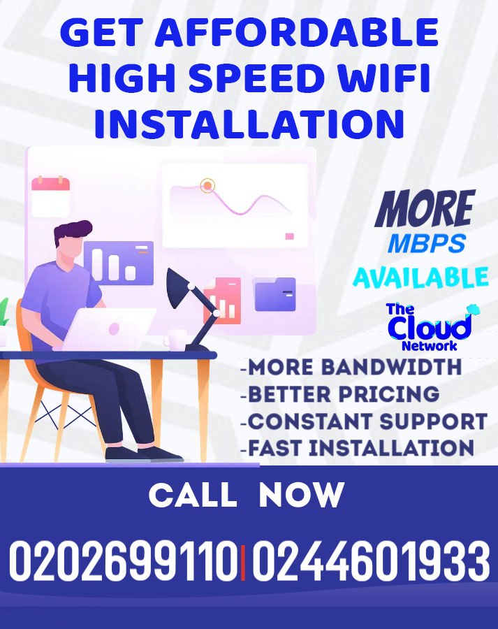The Cloud Network Ghana - High Speed WiFi Installation Services